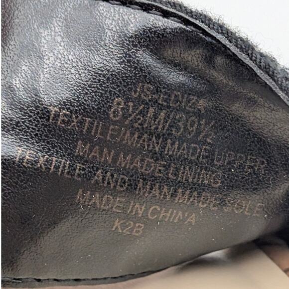 Jessica Simpson Ediza Women's Crochet Platform Sandals Black Size US8.5M EU39.5 - Picture 7 of 13